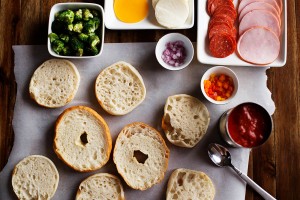 Inside Out Movie night with a memory ball pizza bar, I LAVA You printables for dessert and a DIY marquee sign!