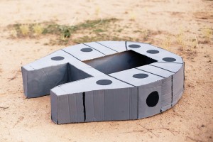 DIY cardboard Star Wars Millennium Falcon