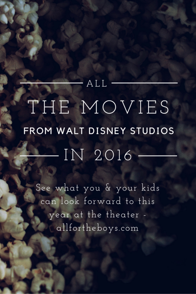 All the movies from Walt Disney Studios Motion Pictures to look forward to in 2016