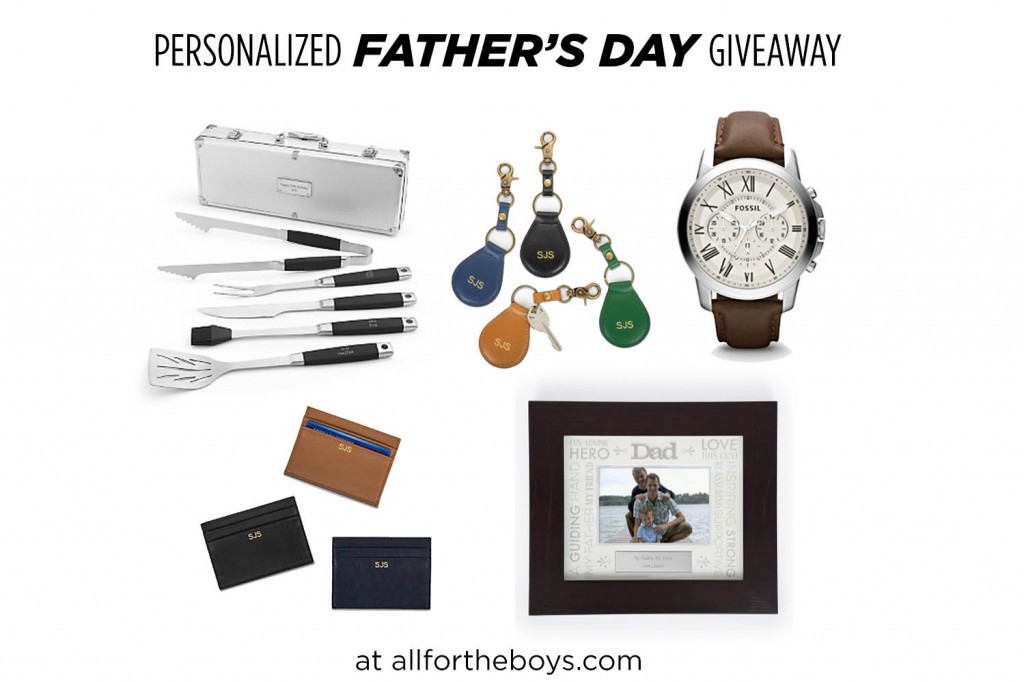 Father's Day Giveaway from Things Remembered and All for the Boys