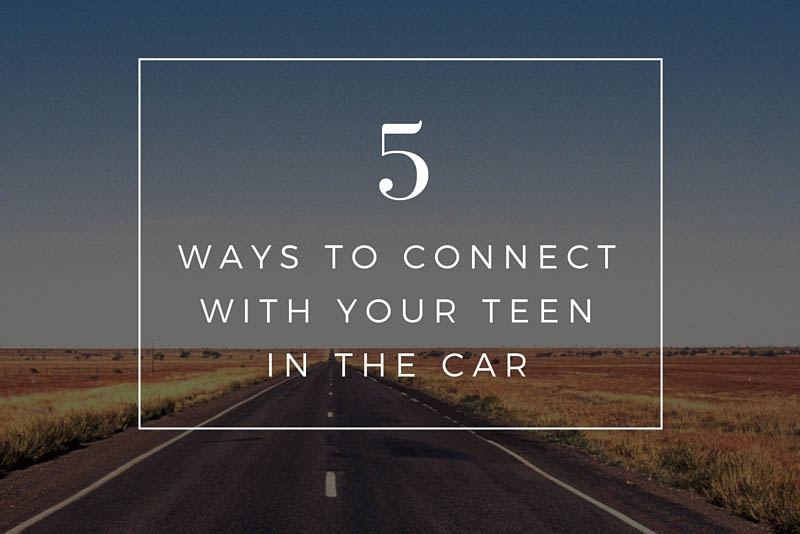 Ways to connect with your teen in the car and a giveaway