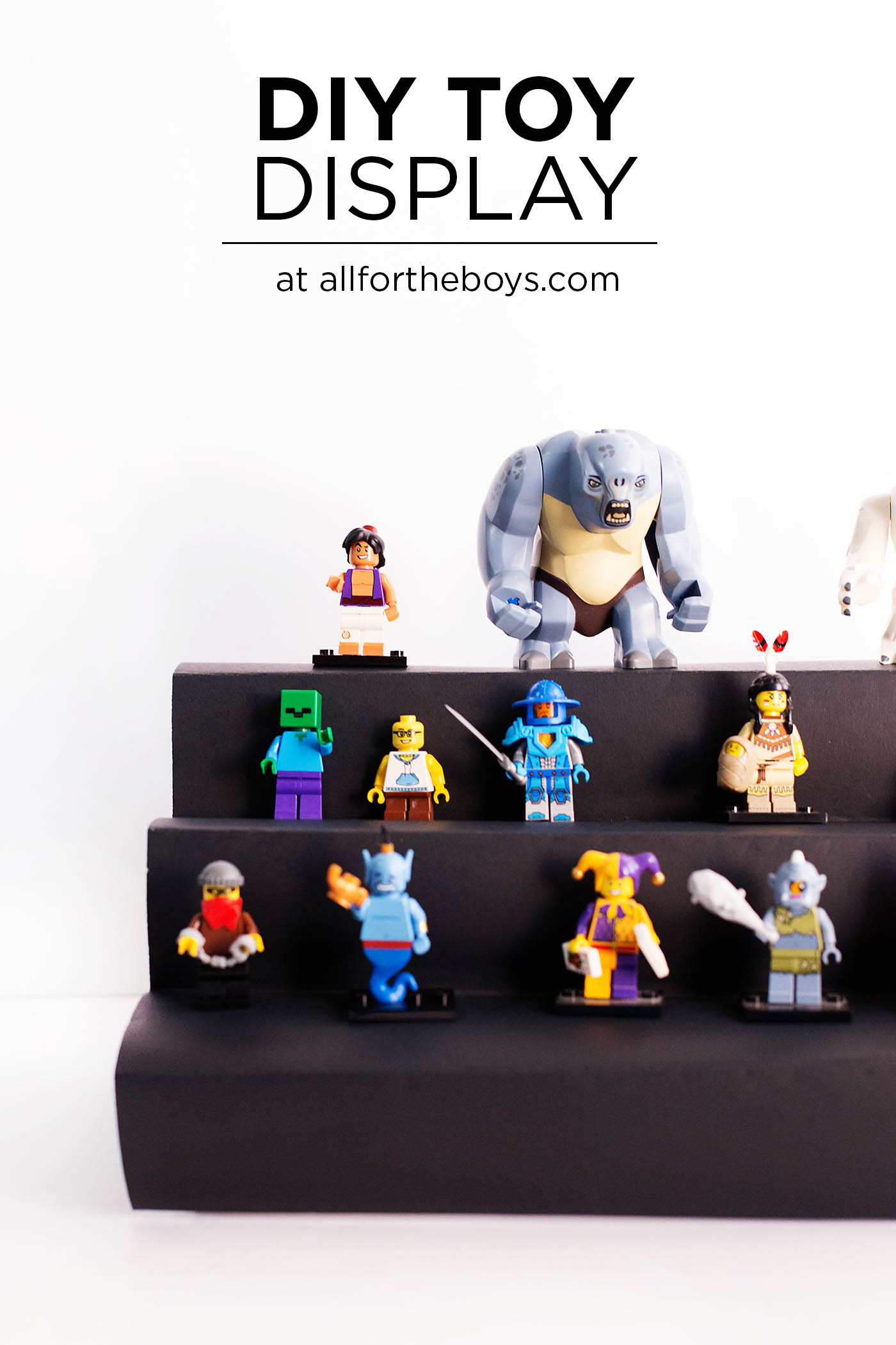 DIY toy display stand