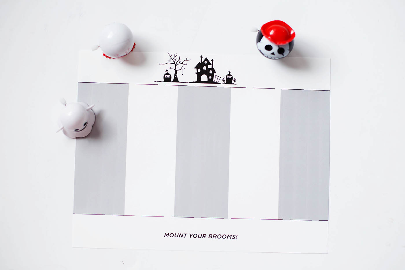 Printable Halloween Race Game from All for the Boys blog