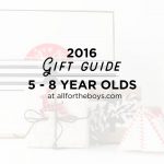 2016 Gift Guide for preschoolers - great gift ideas for school aged kids around 5 - 8 years old