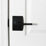 New black Schlage interior doorknobs