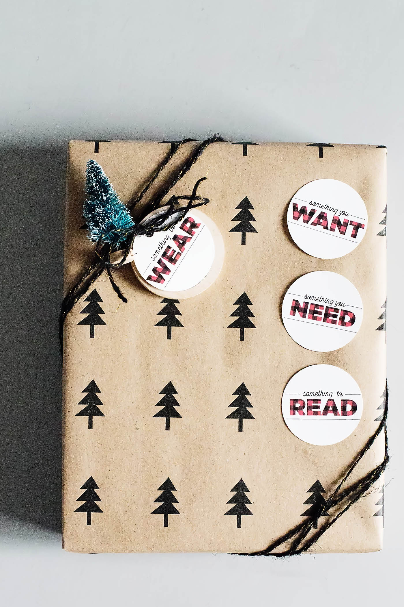 Want, need, wear, read printable tags