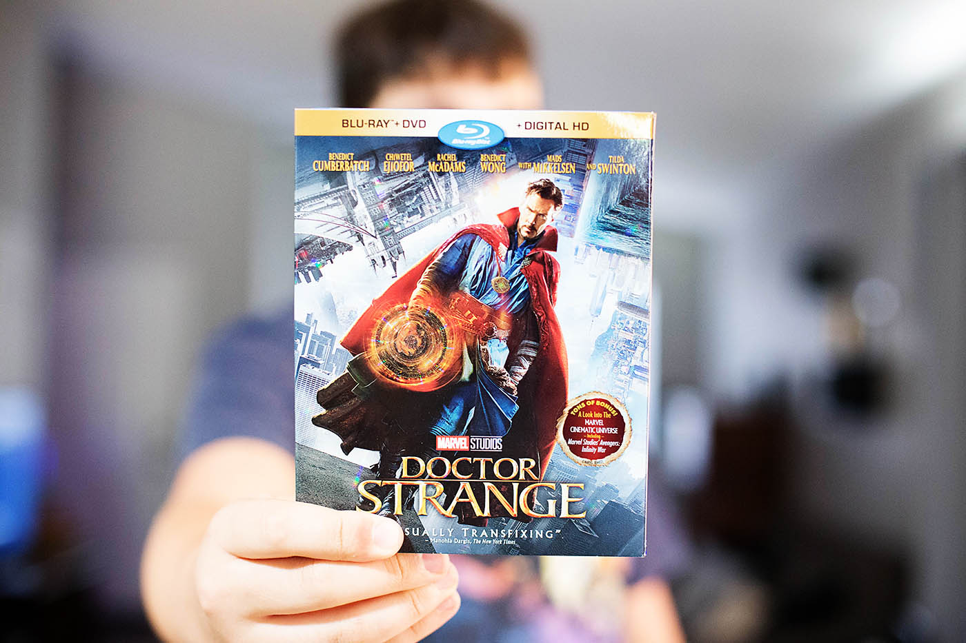 Doctor Strange out on Bluray and printable optical illusions