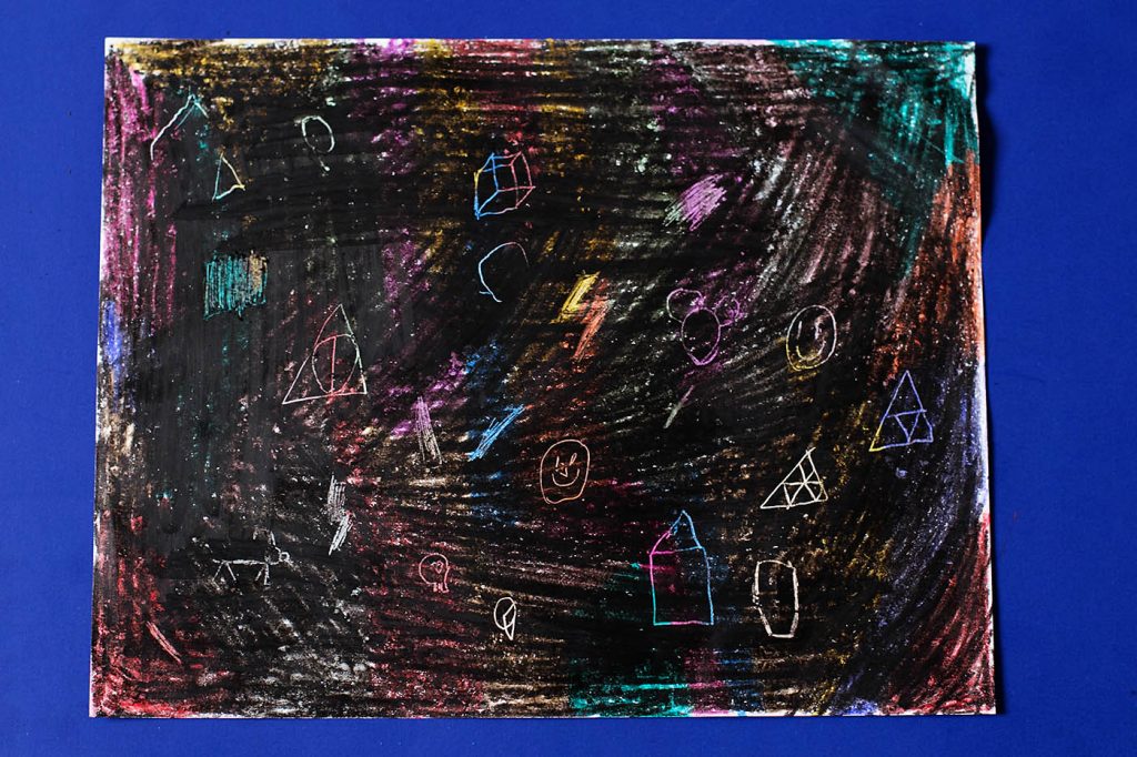 DIY Crayon ScratchOff Art — All for the Boys