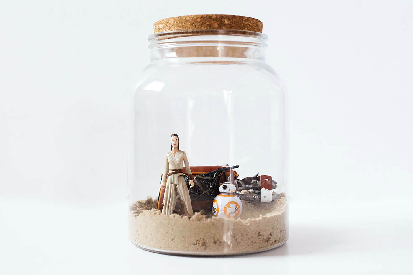DIY Star Wars and other themed terrariums