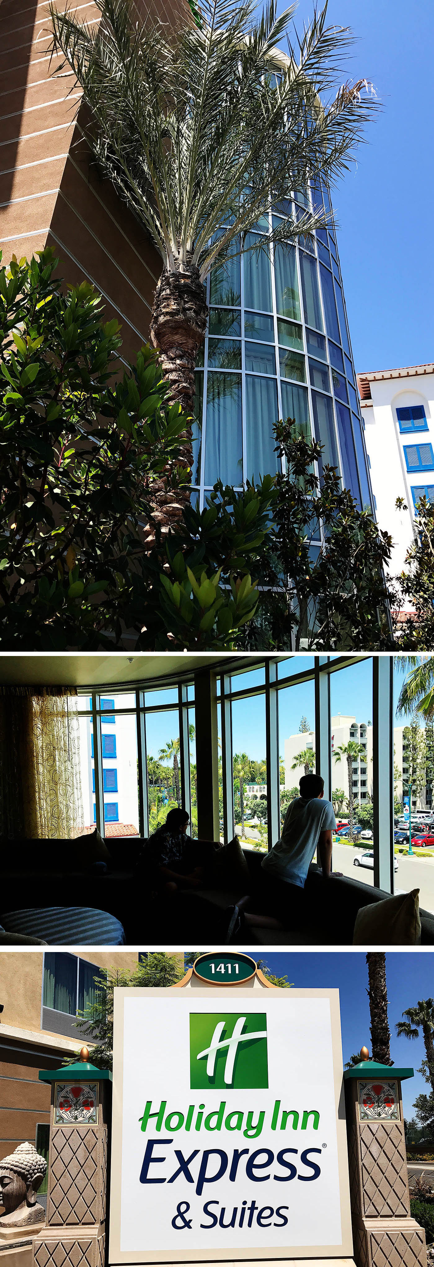 Review of Holiday Inn Express & Suites Anaheim Resort area - a great hotel option within walking distance to Disneyland