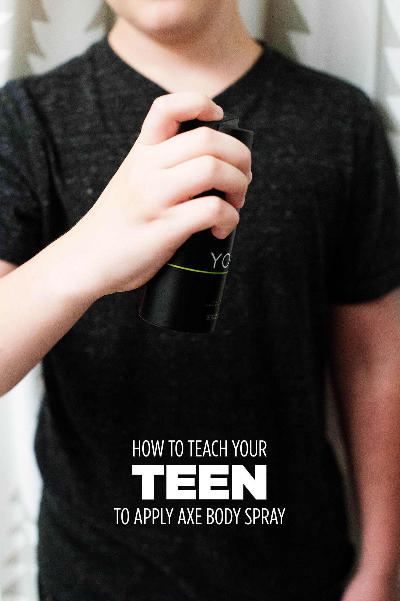 How to teach your teen to use AXE body spray + a locker room printable