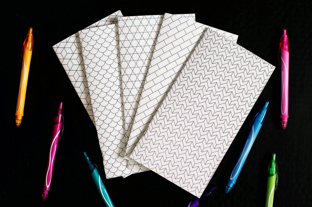DIY printable doodle notebooks