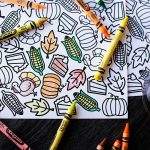 Free printable Thanksgiving coloring placemats