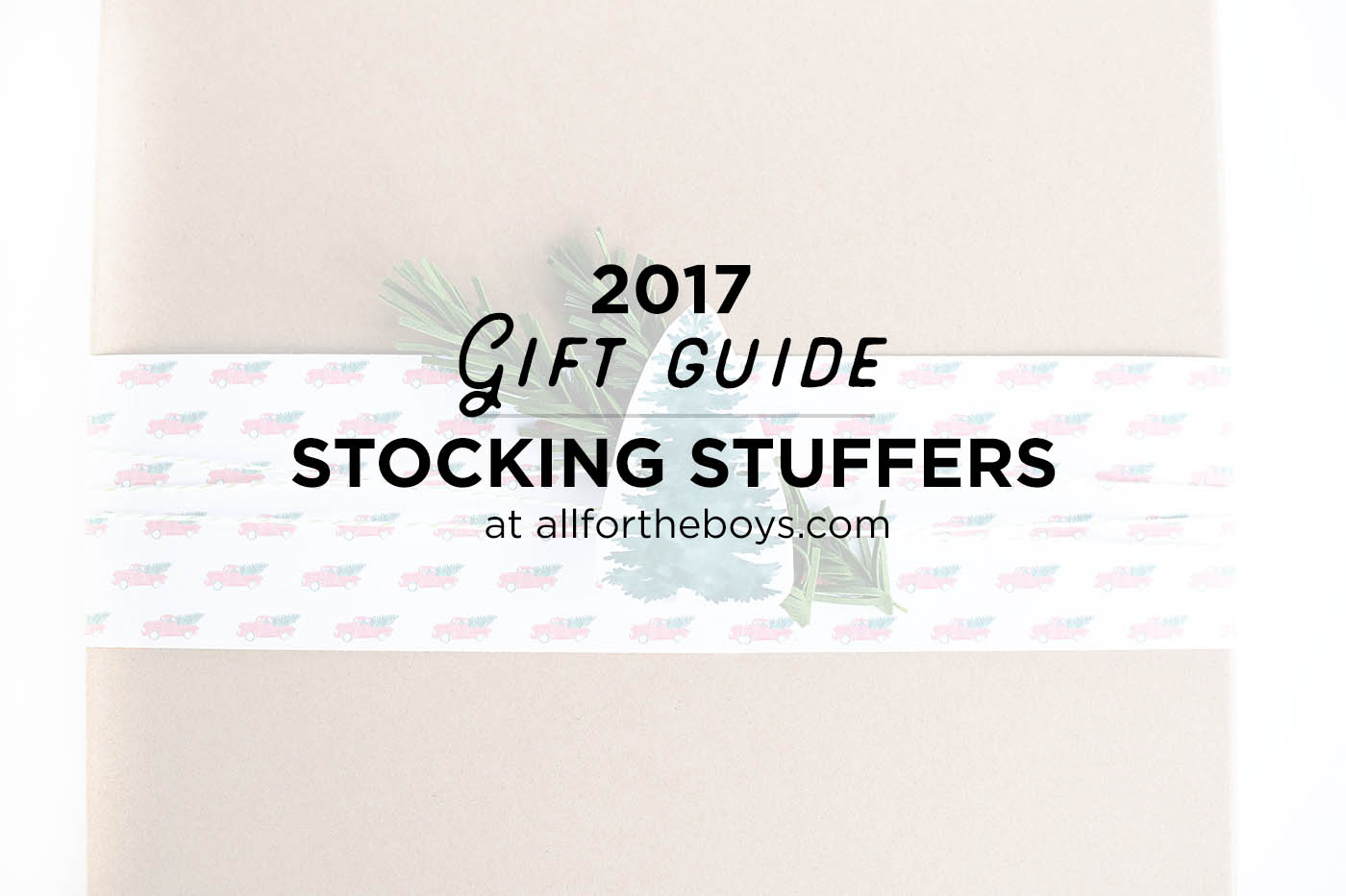 Lots of great last minute gift ideas in this gift guide of stocking stuffers