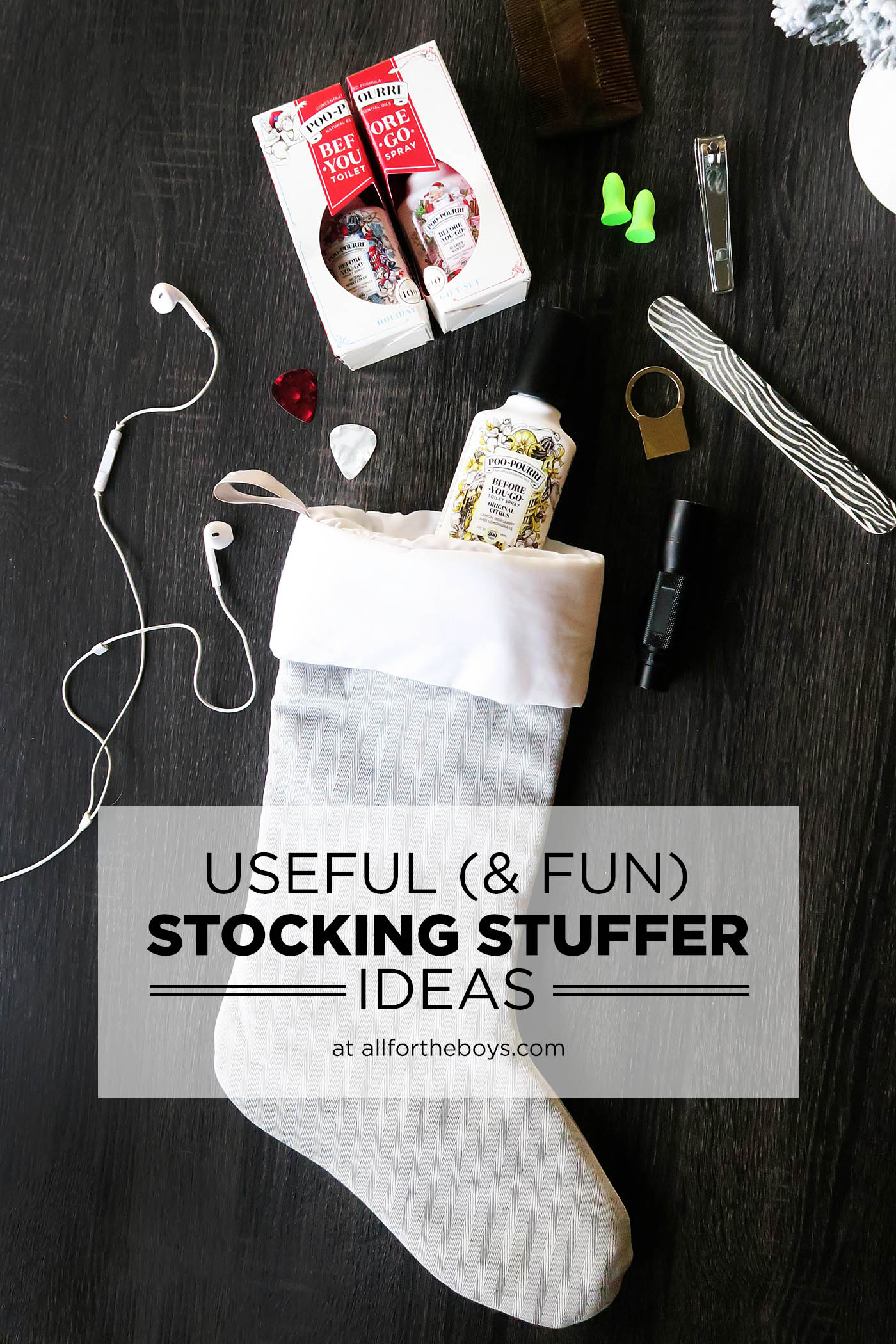 Fun and USEFUL stocking stuffer ideas for everyone on your list