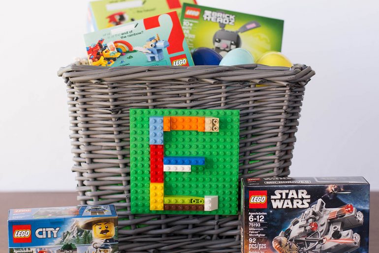 Easy LEGO Themed Easter Basket Easy LEGO themed Easter basket ideas