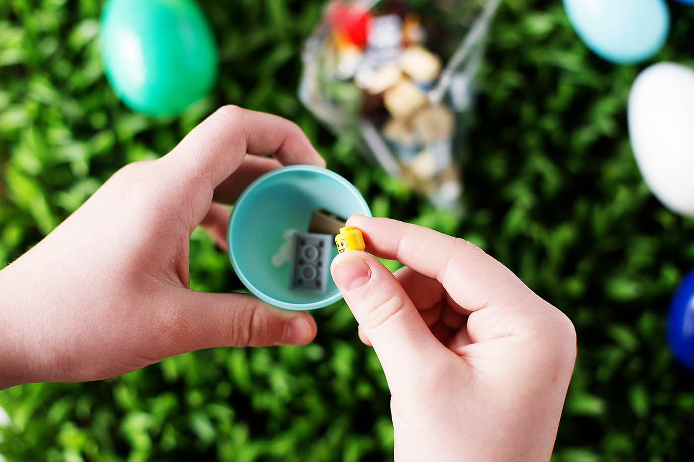 LEGO Easter Egg hunt idea