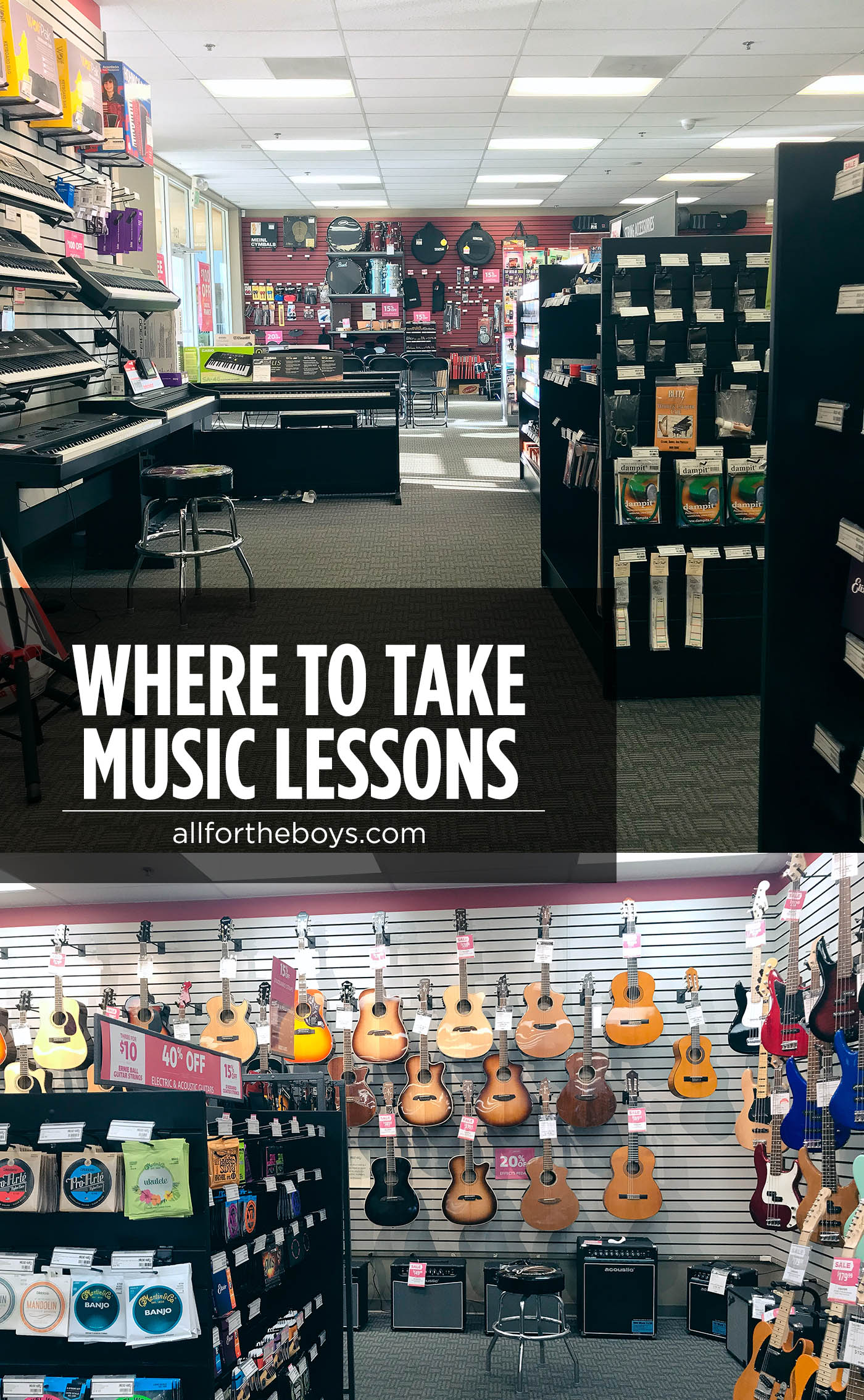 Where to take private music lessons with great instructors