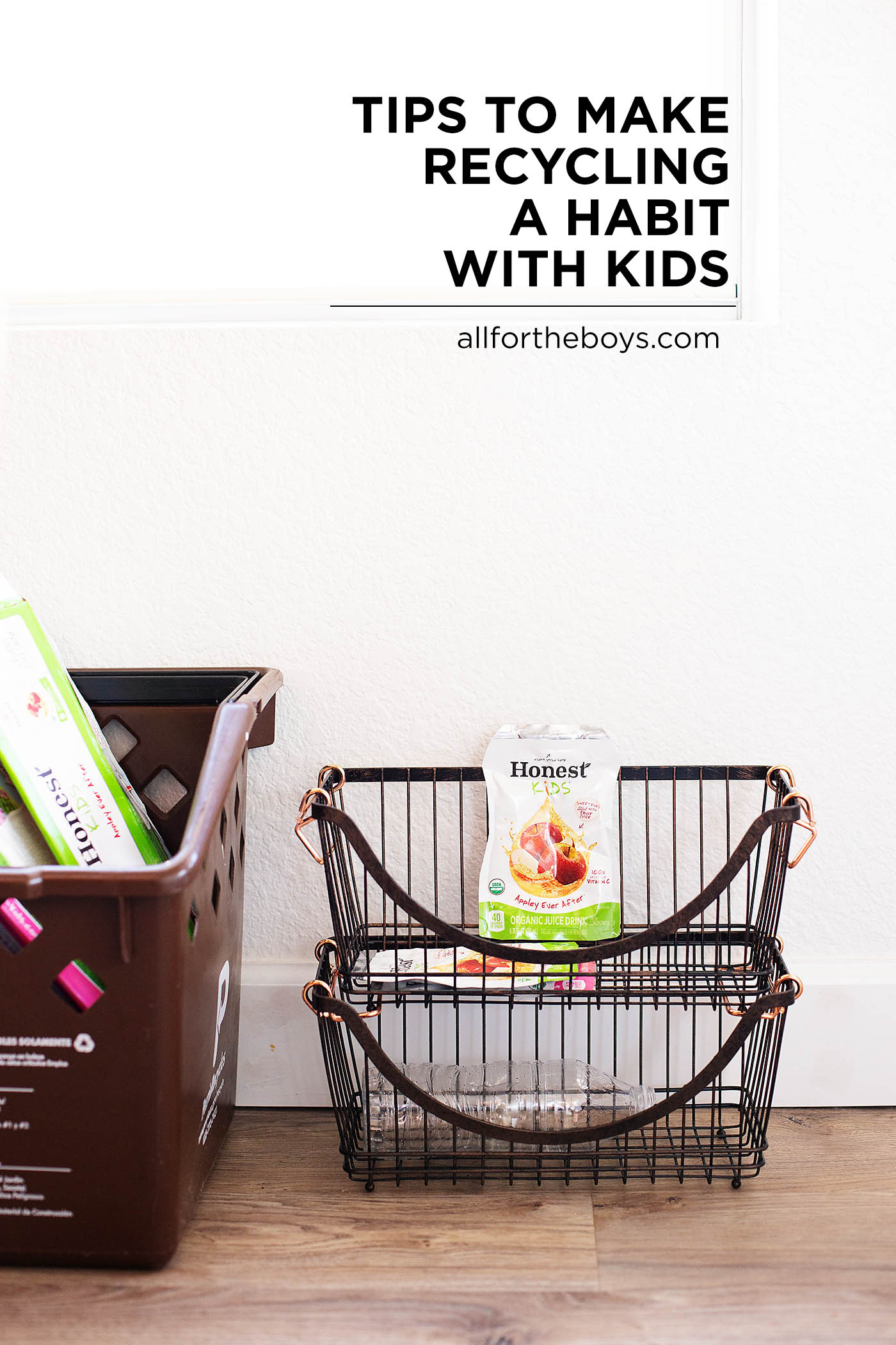 Tips for making recycling a habit with kids