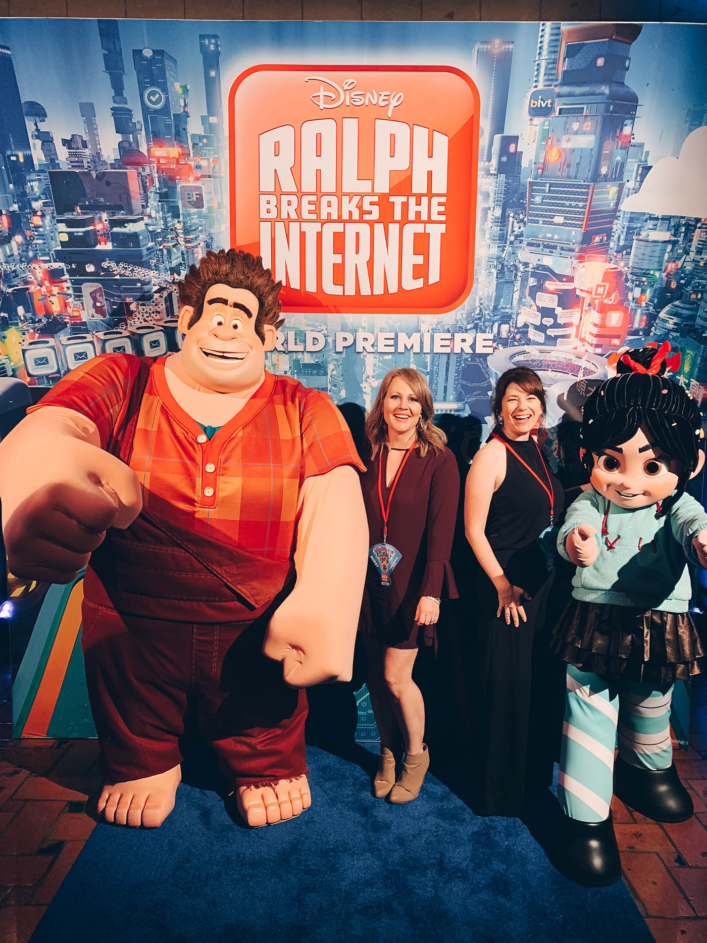 Ralph Breaks the Internet World Premiere - a blogger's experience on the blue carpet