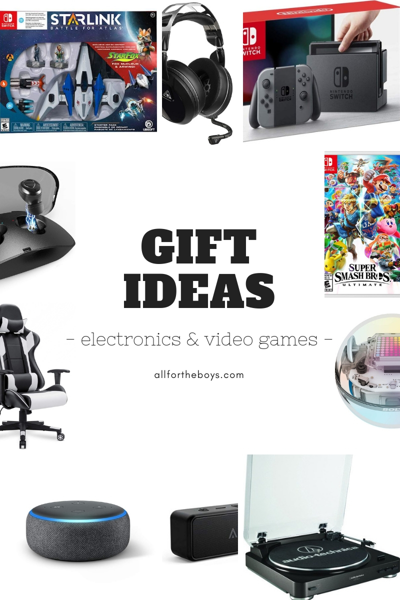Gift ideas for tweens & teens - electronics & video games