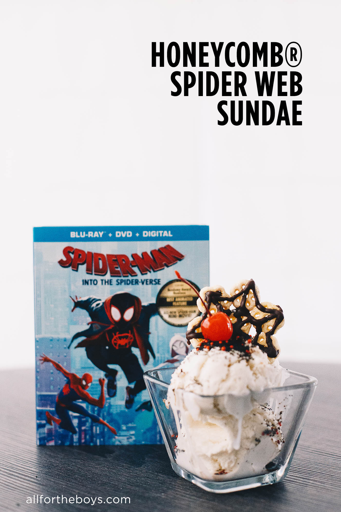 Spider-Man: Into the Spider-Verse Honeycomb® Spider Web Sundae