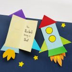 DIY Punny Rocket Father's Day Card - You Rock-et Being a Dad