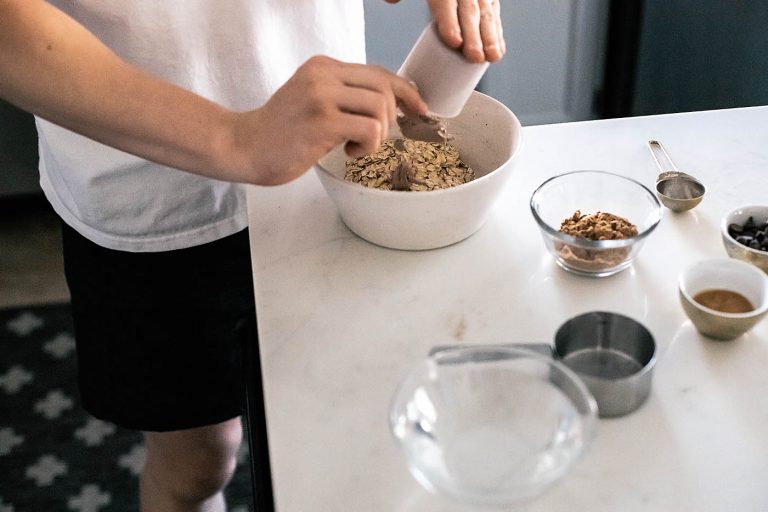 Microwave Chocolate Peanut Butter Protein Oats — All for the Boys